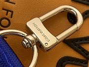 LOUIS VUITTON | Mini Shopper Tote Cowhide leather Saffron M15237 - 5