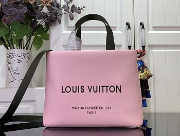 LOUIS VUITTON | Mini Shopper Tote Cowhide leather Pink