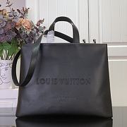 LOUIS VUITTON | Shopper Tote MM Black - 1