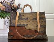 LOUIS VUITTON | Shopper Tote MM Brown M15274 - 4