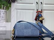 LOUIS VUITTON | Speedy 18 Bandoulière Denim Blue - 6