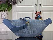LOUIS VUITTON | Rush Fanny Pack Denim Blue - 2