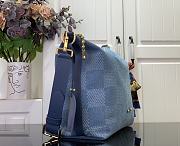 LOUIS VUITTON | Vagabond Hobo Bag Denim Blue - 6