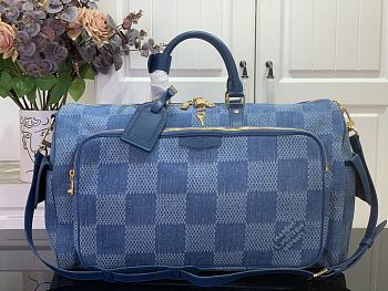 LOUIS VUITTON | Keepall Cargo 50 Denim Blue
