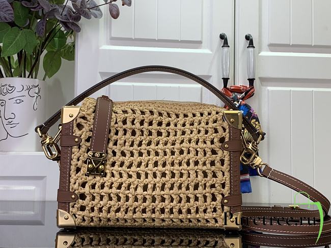 LOUIS VUITTON | Side Trunk MM Bag Natural Tan  - 1