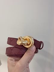 Bottega Veneta Knot belt features an intrecciato-woven 02 - 6