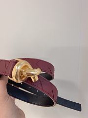 Bottega Veneta Knot belt features an intrecciato-woven 02 - 2