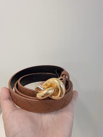 Bottega Veneta Knot belt features an intrecciato-woven 03