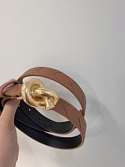 Bottega Veneta Knot belt features an intrecciato-woven 03 - 3
