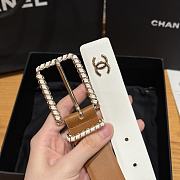 Chanel Twisted Pin Buckle Belt 3 cm In Brown - 3