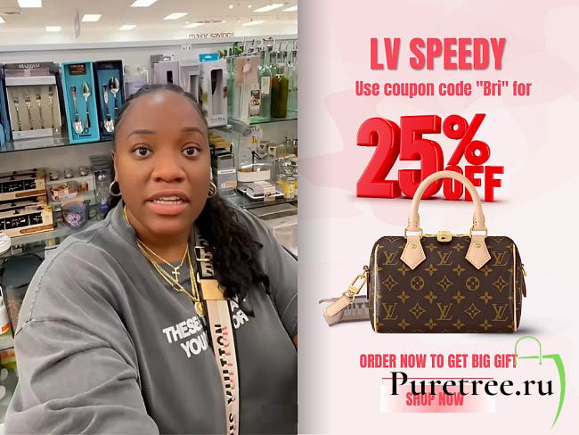 Louis Vuitton | Speedy Bandoulière 20 Black Monogram Canvas M46234 - 20.5 x 13.5 x 12cm - 1