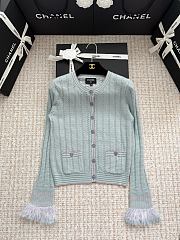 CHANEL | cardigan in blue - 1