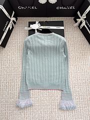 CHANEL | cardigan in blue - 3