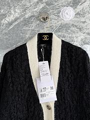 Chanel Cardigan Fabric In Black - 6