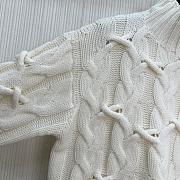 Chanel hand-crocheted cashmere pullover sweater in white - 2