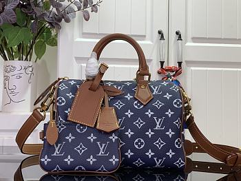 LOUIS VUITTON | Speedy P9 Bandoulière 25 bag Indigo Blue