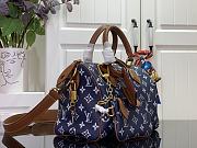 LOUIS VUITTON | Speedy P9 Bandoulière 25 bag Indigo Blue - 4