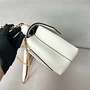 PRADA | Doux medium leather shoulder bag white - 6