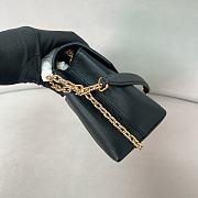 PRADA | Doux medium leather shoulder bag black - 3
