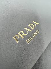 PRADA | Doux medium leather shoulder bag blue - 5