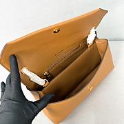 PRADA | Doux medium leather shoulder bag brown - 3