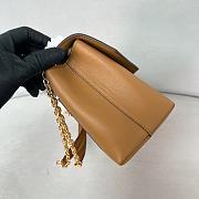 PRADA | Doux medium leather shoulder bag brown - 4