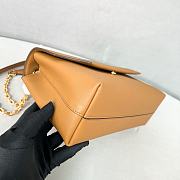 PRADA | Doux medium leather shoulder bag brown - 6