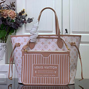 LOUIS VUITTON | Neverfull Inside Out MM Dune/Hazelnut M25665 - 1