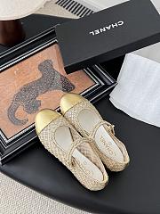 CHANEL | Chanel 25B Mary Jane Shoes In Gold - 6