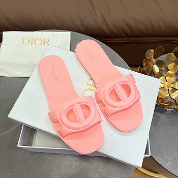 DIOR | CD letter pig nose slippers in pink