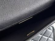 CHANEL | 25B Four-Leaf Clover Charm Backpack In Black - 4