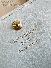 LOUIS VUITTON | Tiny Recto Verso Card Holder LV Bloom Azur - 5