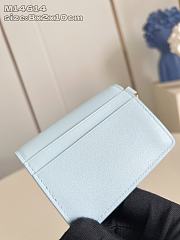 LOUIS VUITTON | Tiny Recto Verso Card Holder LV Bloom Azur - 2