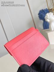 LOUIS VUITTON | Tiny Recto Verso Card Holder LV Bloom Sweet Coral - 6