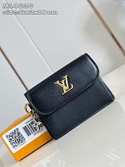 LOUIS VUITTON | Tiny Recto Verso Card Holder LV Bloom Black - 1