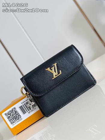 LOUIS VUITTON | Tiny Recto Verso Card Holder LV Bloom Black