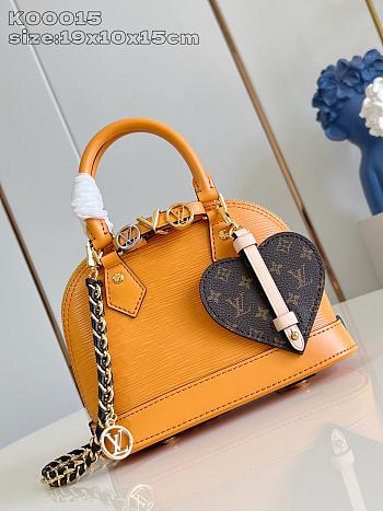 LOUIS VUITTON | LV&I Alma Mini Epi Saffron 