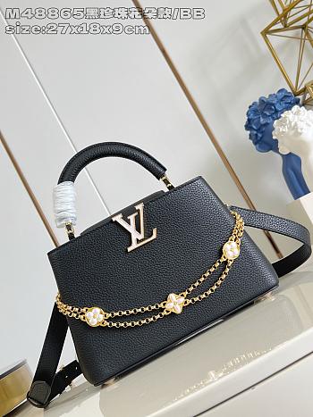 LOUIS VUITTON | Capucines BB Daydream Taurillon In Black