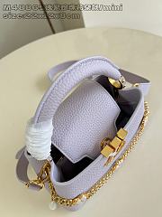 LOUIS VUITTON | Capucines East-West Mini Misty Lilac - 5