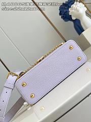 LOUIS VUITTON | Capucines East-West Mini Misty Lilac - 6