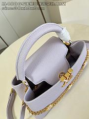 LOUIS VUITTON | Capucines East-West BB Misty Lilac - 3
