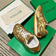 BOTTEGA VENETA | Orbit Sneakers In Gold Color - 6