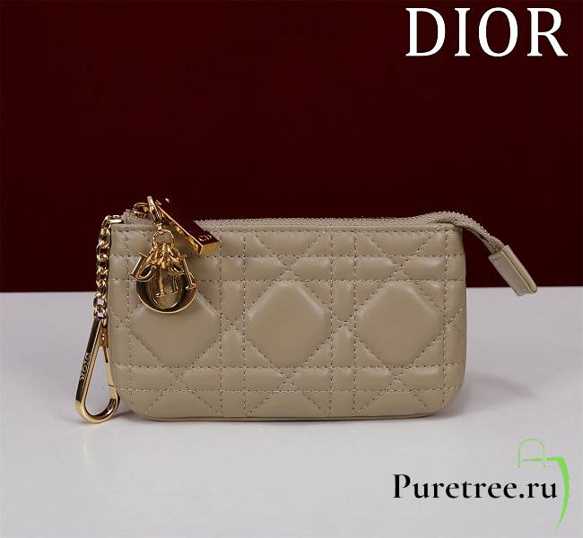 DIOR | Lambskin zipper coin wallet 02 - 1