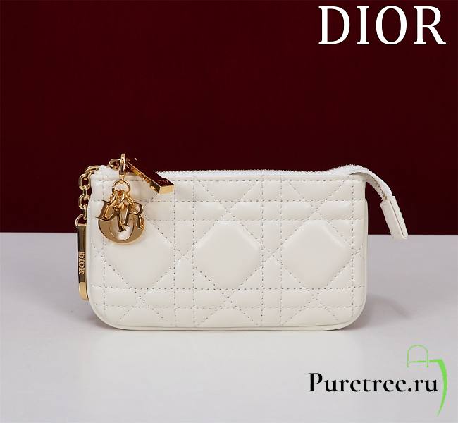 DIOR | Lambskin zipper coin wallet 03 - 1