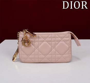 DIOR | Lambskin zipper coin wallet 04