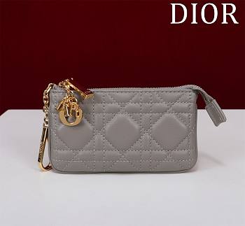 DIOR | Lambskin zipper coin wallet 05