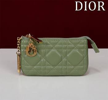 DIOR | Lambskin zipper coin wallet 06