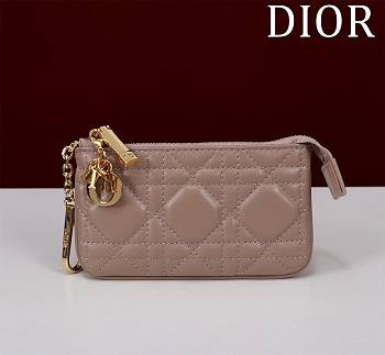 DIOR | Lambskin zipper coin wallet 07