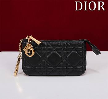 DIOR | Lambskin zipper coin wallet 08