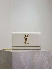 YSL | KATE SMALL IN GRAIN DE POUDRE EMBOSSED LEATHER - 1